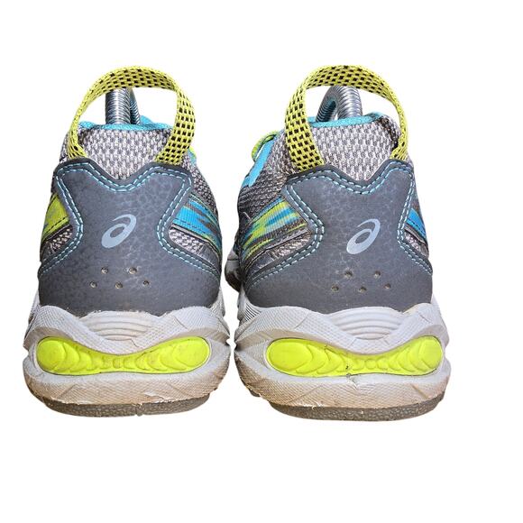 Asics Women's GEL-Venture 5 Trail Running Shoe Silver Blue Yellow Size 9 - Picture 5 of 7
